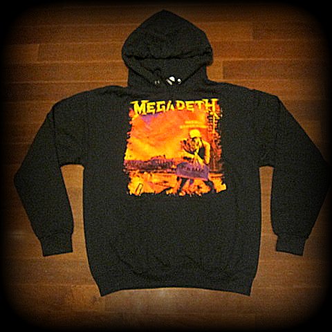 MEGADETH - -Peace sells -Two Sided Printed Hoodie